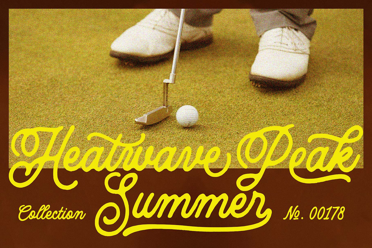 Gold Yard; Vintage Script, a Script Font by Eko Bimantara (Photo 6 of 10)