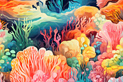 MYSTICAL REEF. Seamless Pack, a Texture Illustration by RefinedFantasyStudio (Thumbnail 8 of 9)
