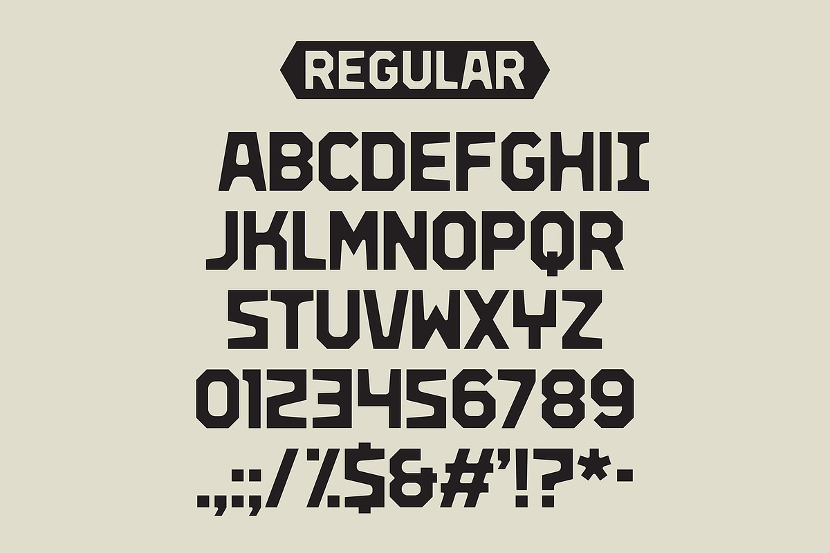 Gearhead Typeface, a Font by MightySHORT (Photo 2 of 4)