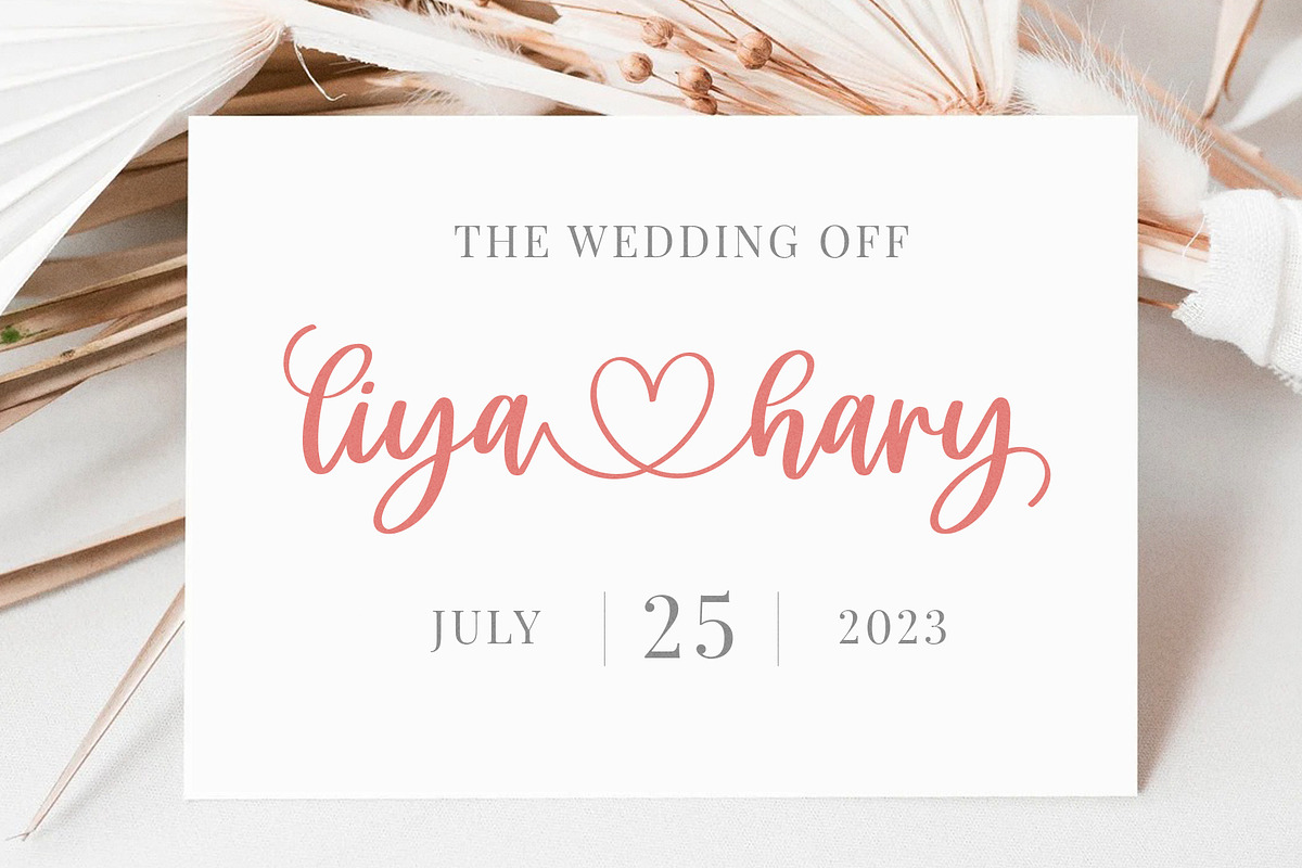 Carley - Lovely heart Script Font, a Script Font by Jozoor (Photo 3 of 10)