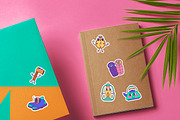 Camping sticker pack, a Decorative Illustration by Kate Liusto (Thumbnail 6 of 6)
