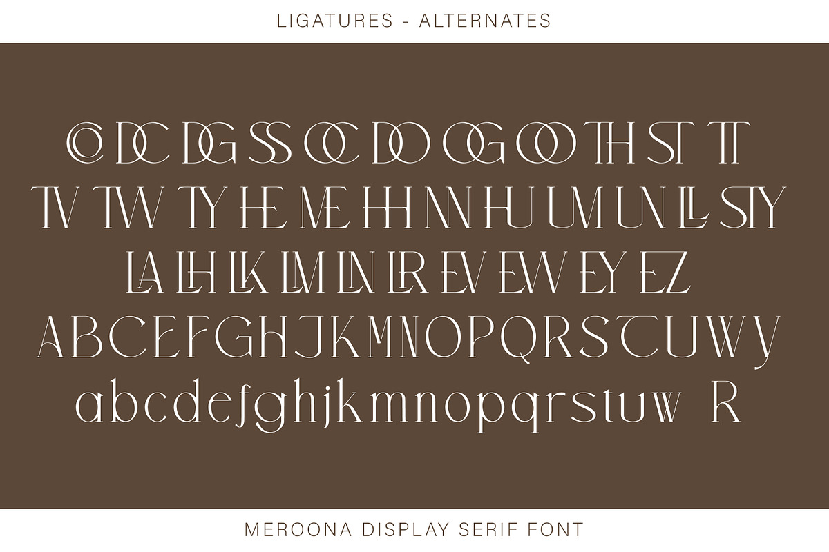 Meroona - Display Serif, a Serif Font by executypeStudio (Photo 8 of 14)