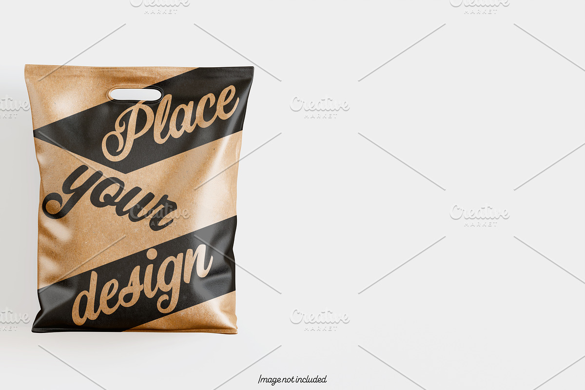 Paper bag brown color mockup bundles, a Packaging Mockup by Ambo Ampeng (Photo 7 of 32)