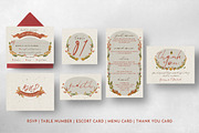 Autumn Floral Wedding Suite, an Invitation Template by BlueRobinDesignShop (Thumbnail 10 of 12)