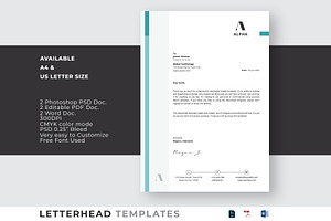 Letterhead, a Stationery Template by Amit Debnath