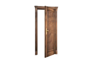Open door containing door, doors, and architecture