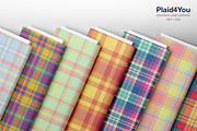 #225 Rainbow Colors Plaids, a Pattern Graphic by Plaid4You (Thumbnail 3 of 5)