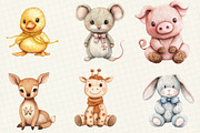 Vintage Knitted Plush Baby Animals, an Illustration by OK Design (Thumbnail 4 of 5)