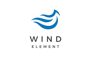 wind abstract logo design, a Graphic by LOGOCREATIVE