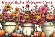 Harvest Bucket Watercolor Clipart, a Transportation Illustration by Digital Artistic99 (Thumbnail 1 of 10)