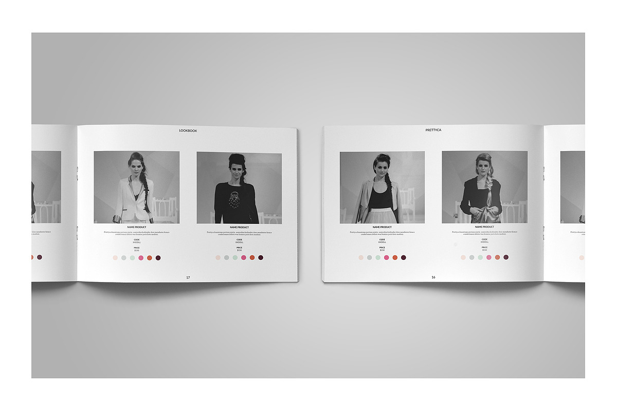 Prettyca Lookbook, a Brochure Template by Firtana (Photo 6 of 14)