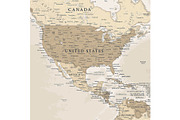 Vector World Map - Large&Detailed, a Decorative Illustration by PorcuPen Works (Thumbnail 5 of 9)
