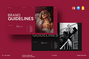 Brand Guidelines Presentation, a Presentation Template by Alvi-Studio