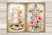 Pastel Easter Junk Journal Pages, a Seasonal Illustration by GlamArtZhanna (Thumbnail 8 of 9)