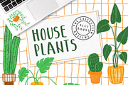 HOUSEPLANTS – PNG & Patterns Pack, an Object Illustration by Yashroom (Thumbnail 1 of 3)
