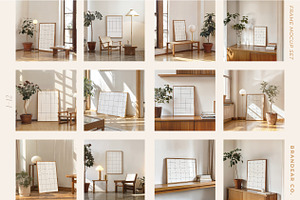 Natural Interior 24 Frame Mockups