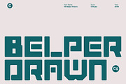 CS Belper Drawn, a Sans Serif Font by Craft Supply Co. (Thumbnail 1 of 8)