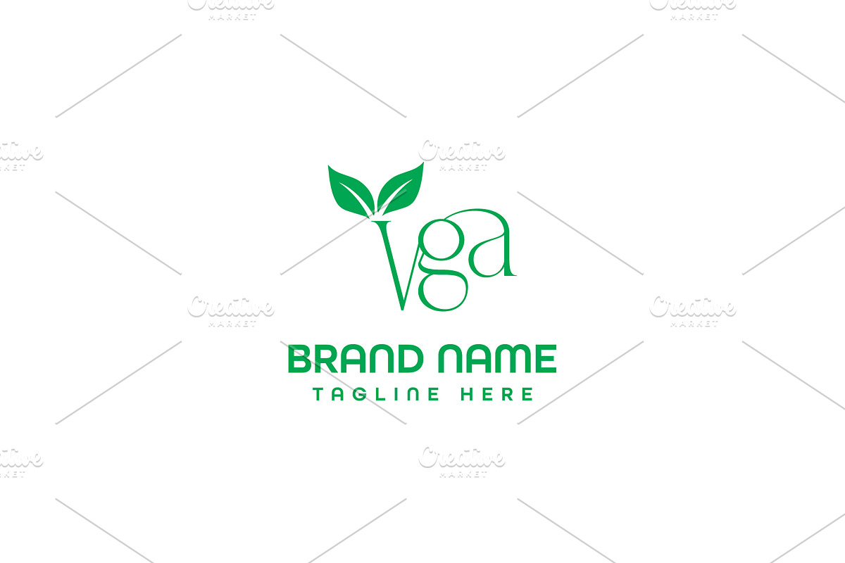 Letter VGA ROSE Logo Design Vector, a Branding & Logo Template by Abir Hossain Waffi (Photo 1 of 4)