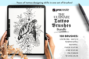 Ultimate Tattoo Procreate Brushes, a Brush Add-On by LaurenceVArtiste (Thumbnail 1 of 7)