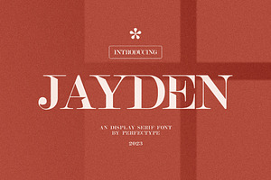 Jayden Unique And Elegant Serif Font