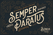 Stomper - A Vintage Display Font, a Font by Letterhend Studio (Thumbnail 1 of 5)