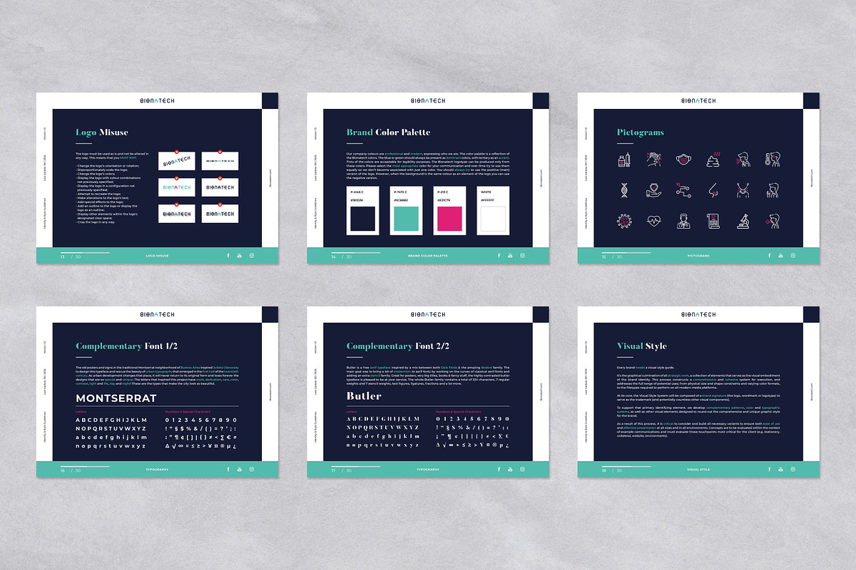 Branding Manual Guidelines Template, a Brochure Template by Andre28 (Photo 5 of 7)
