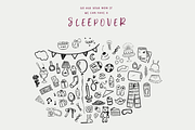 Sleepover Clipart, an Icon by Jordyn Grace Design (Thumbnail 2 of 7)