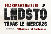 Overush - Distressed Bad Print Sans, a Sans Serif Font by Typia Nesia (Thumbnail 2 of 14)