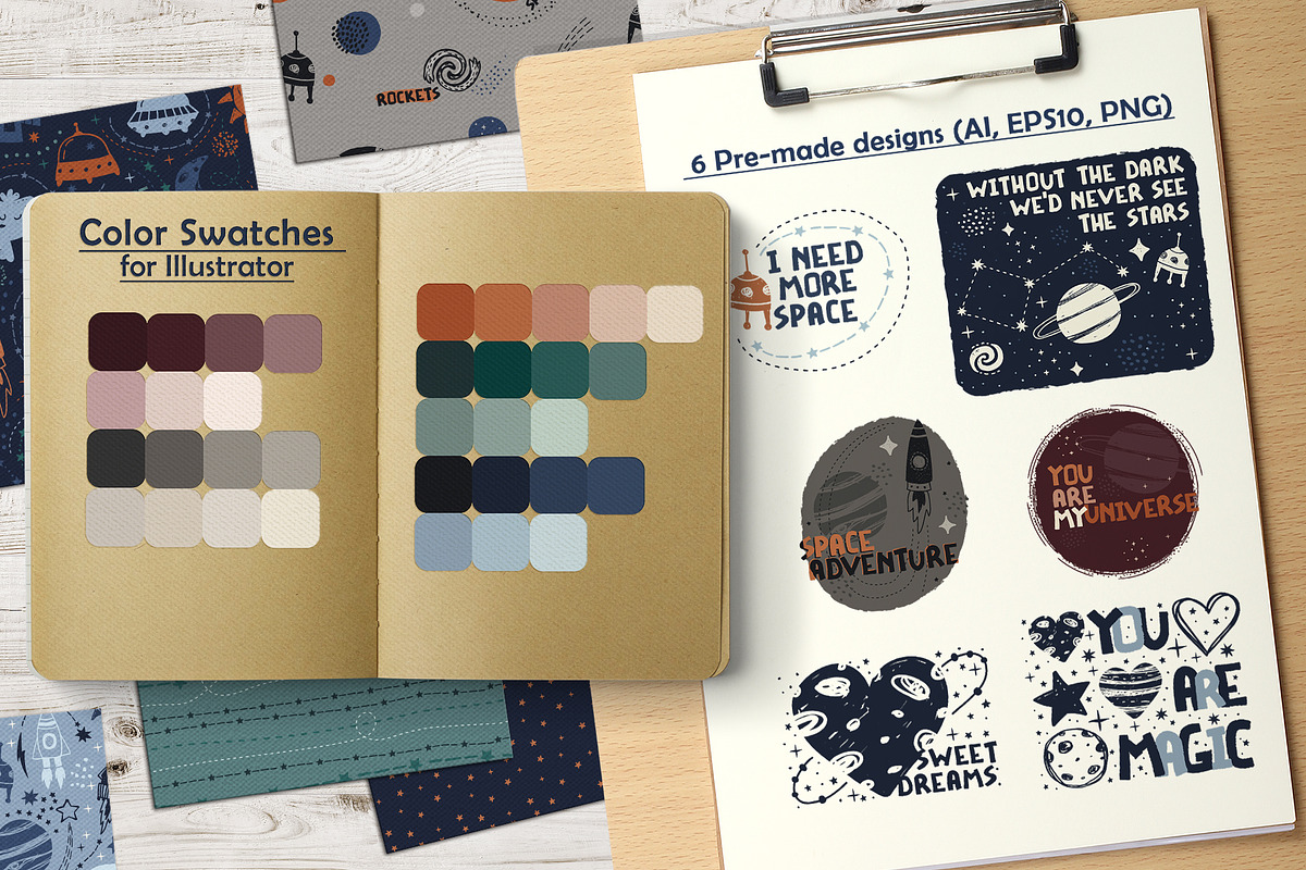 Patterns, brushes, graphic elements, a Pattern Graphic by SwetTS (Photo 9 of 16)