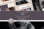 36 Fashion Instagram Templates, a Social Media Template by The Lone Crowd (Thumbnail 1 of 9)