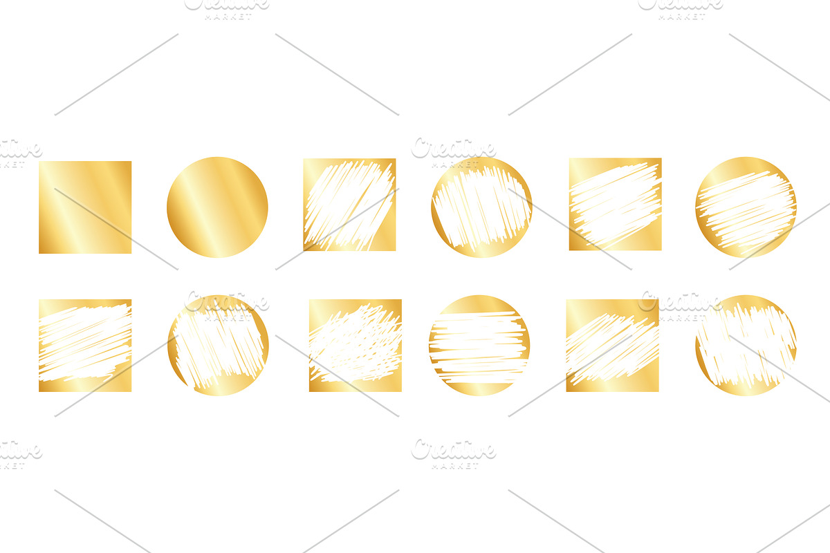 Card lottery scratch on golden shiny, an Object Illustration by YuliiaOsadcha
