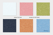 Denim Texture Seamless Patterns, a Texture Graphic by AllNikArt (Thumbnail 2 of 3)