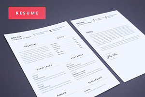 Resumes Templates