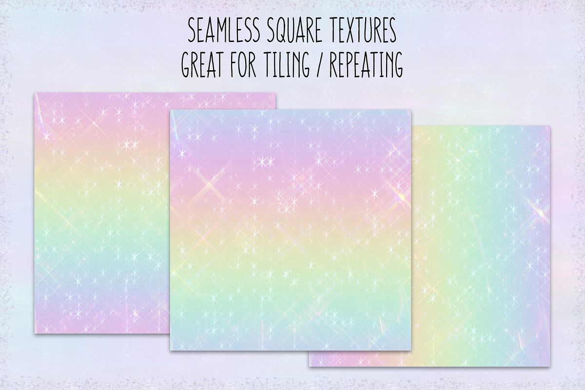 Pastel Rainbow Sparkles, a Texture Graphic by Julie Campbell (Photo 2 of 5)