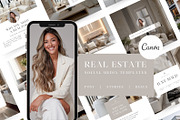 Real Estate Social Media Templates, a Social Media Template by Instprofi | Studio Estimo (Thumbnail 1 of 10)