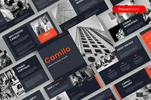 Camilo – Business PowerPoint, a Presentation Template by kreatifreya