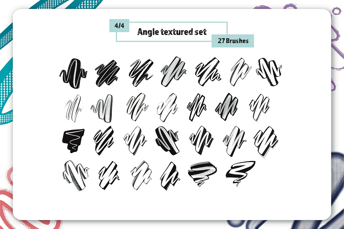 XXL Outline Procreate Brush Set, a Brush Add-On by Magnatype (Photo 5 of 8)