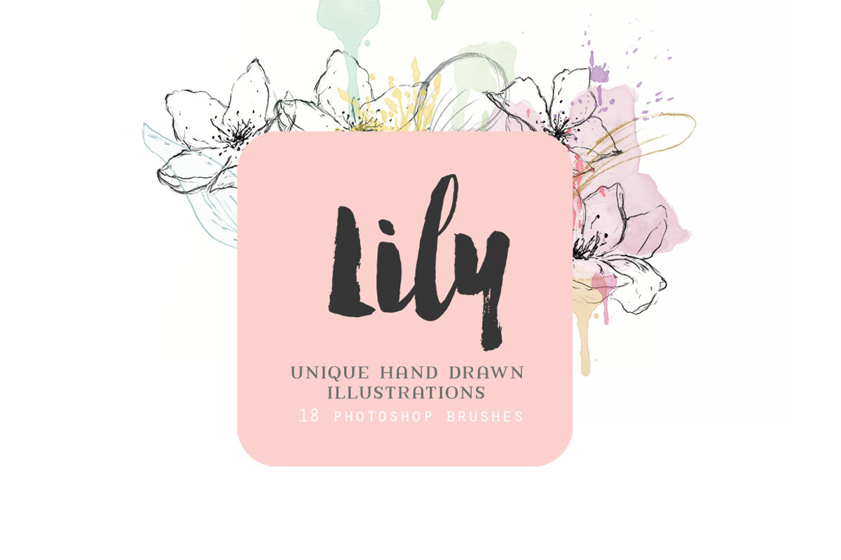 Floral Photoshop Brushes, a Brush Add-On by Create The Cut (Photo 2 of 5)