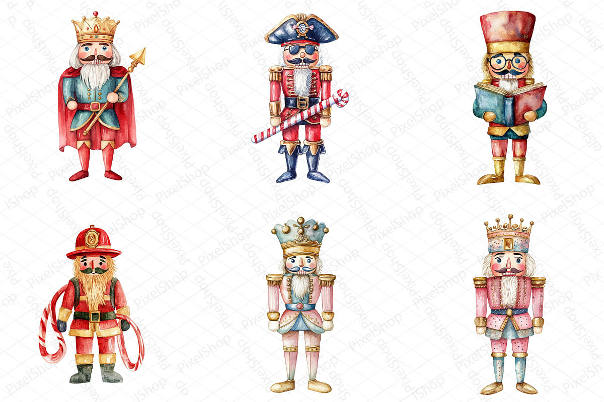 Christmas Nutcracker PNG Clipart, an Illustration by DreamPrint404 (Photo 4 of 6)