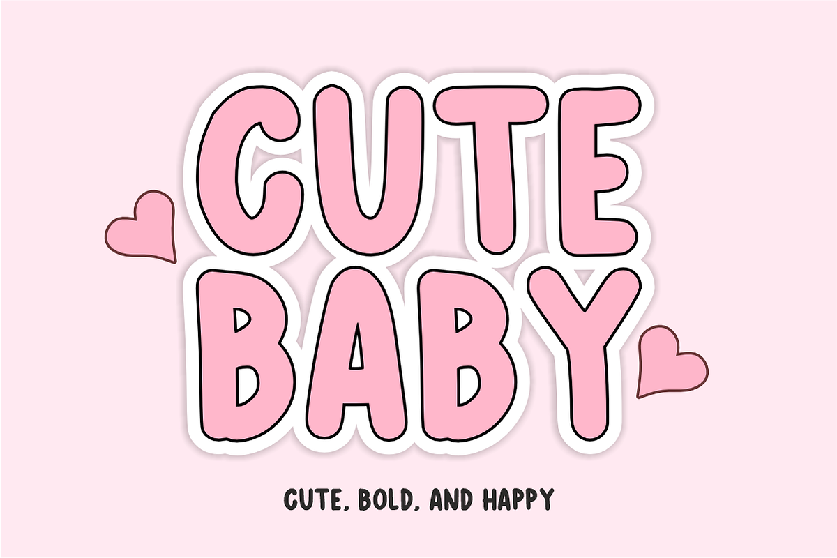 Bubble Craft - Cute Bubbly Font, a Sans Serif Font by KiddoGlyphs Studio (Photo 2 of 5)