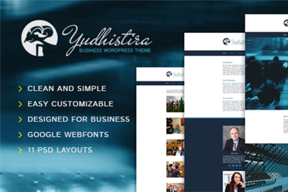 Yudhistira - Multi-Purpose PSD Theme, a Websites & App Template by Tetuko Themes (Photo 1 of 5)