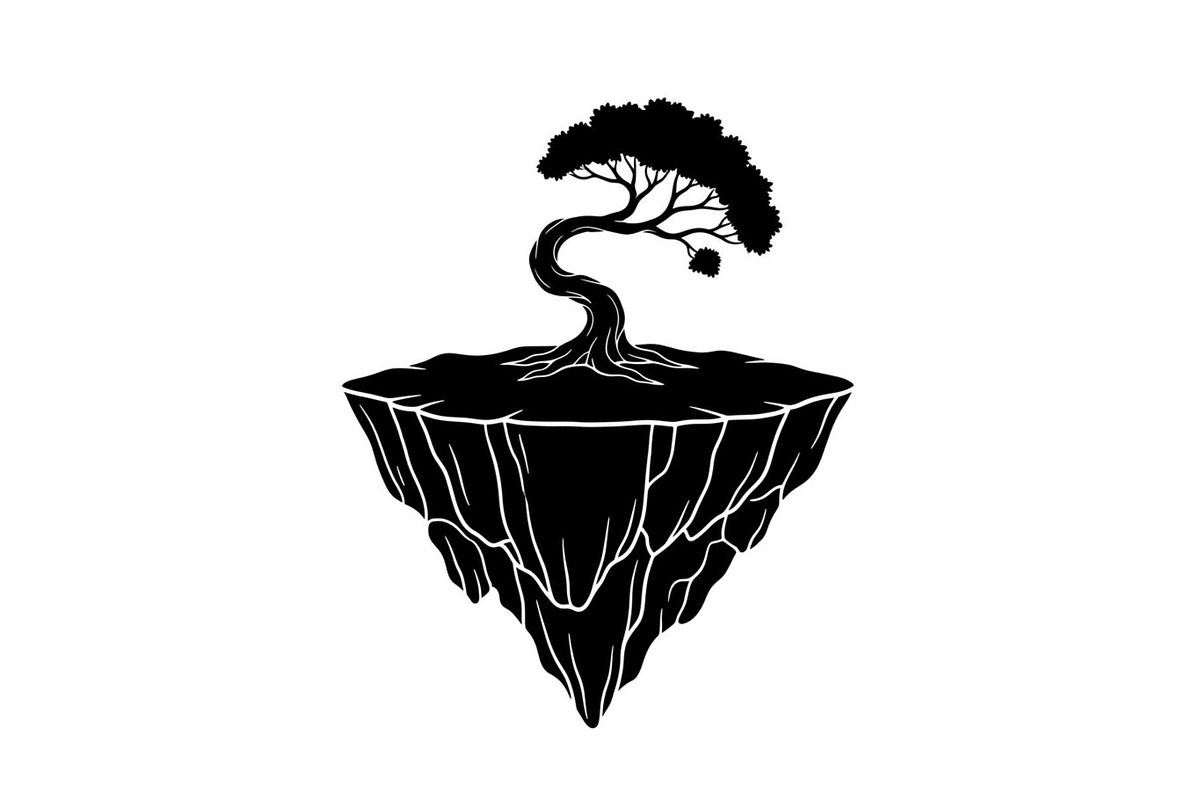 50 Floating Island Bonsai Vector Bun, an Illustration by Designs_River (Photo 30 of 51)