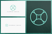 20 Circle geometric logos - outline, a Branding & Logo Template by VP Fonts (Thumbnail 5 of 21)