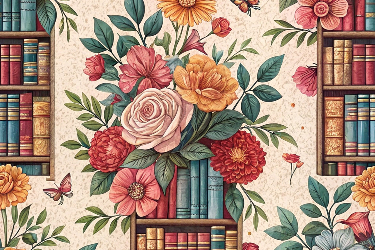 Endless Books Seamless Pattern Art, a Pattern Graphic by Wow Magic