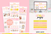 Bright Shopify Theme for Creatives, a Shopify Template by Sparkle & Speckle (Thumbnail 2 of 10)