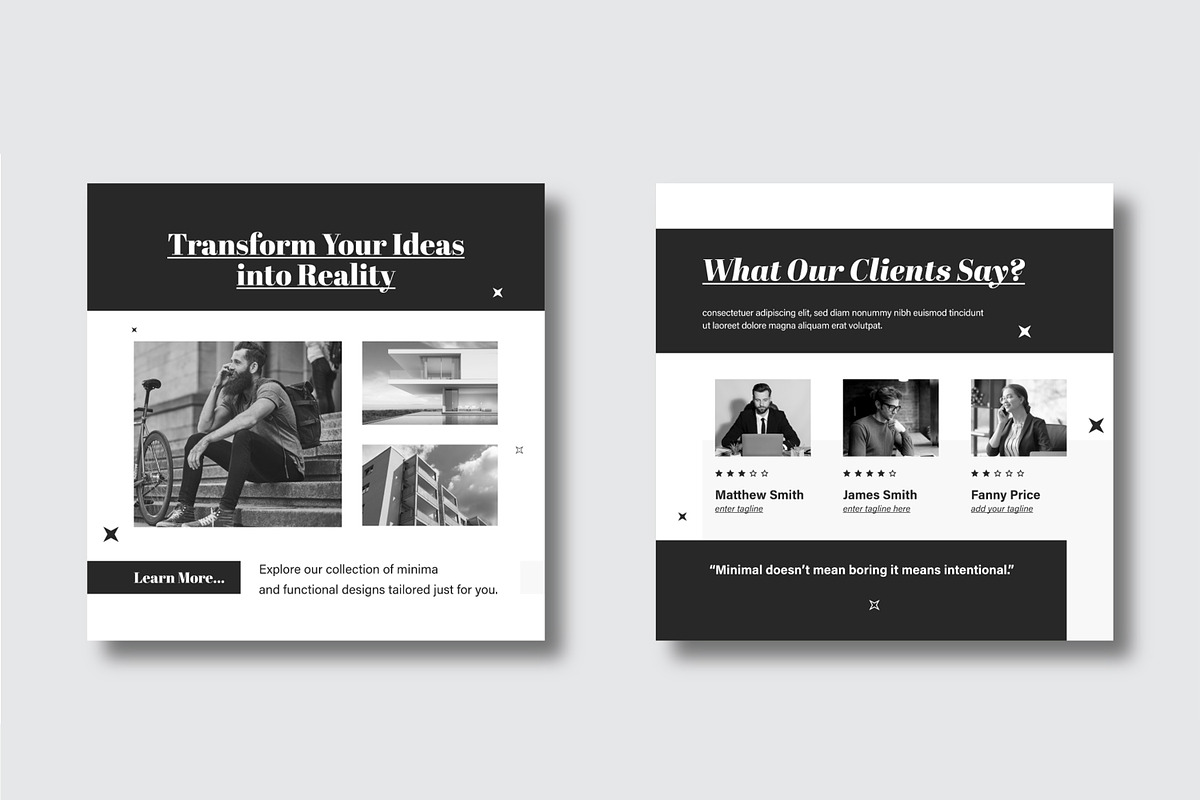 Modern Minimalist Social Media Post, a Social Media Template by MightyDesign (Photo 4 of 8)