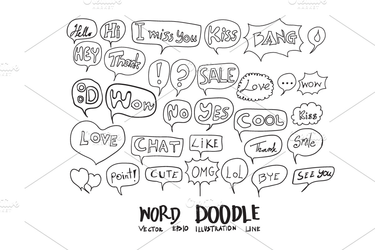 871 Hand Draw doodle icons set, an Outline Icon by TKDoodle (Photo 5 of 19)
