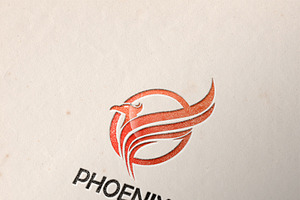 Phoenix Bird Logo Template