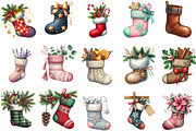 Christmas Stocking Sublimation, an Illustration by Designking (Thumbnail 3 of 5)