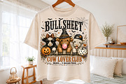 Bull Sheet Cow Lover Club Halloween, a Seasonal Illustration by Libby Wishes (Thumbnail 2 of 3)